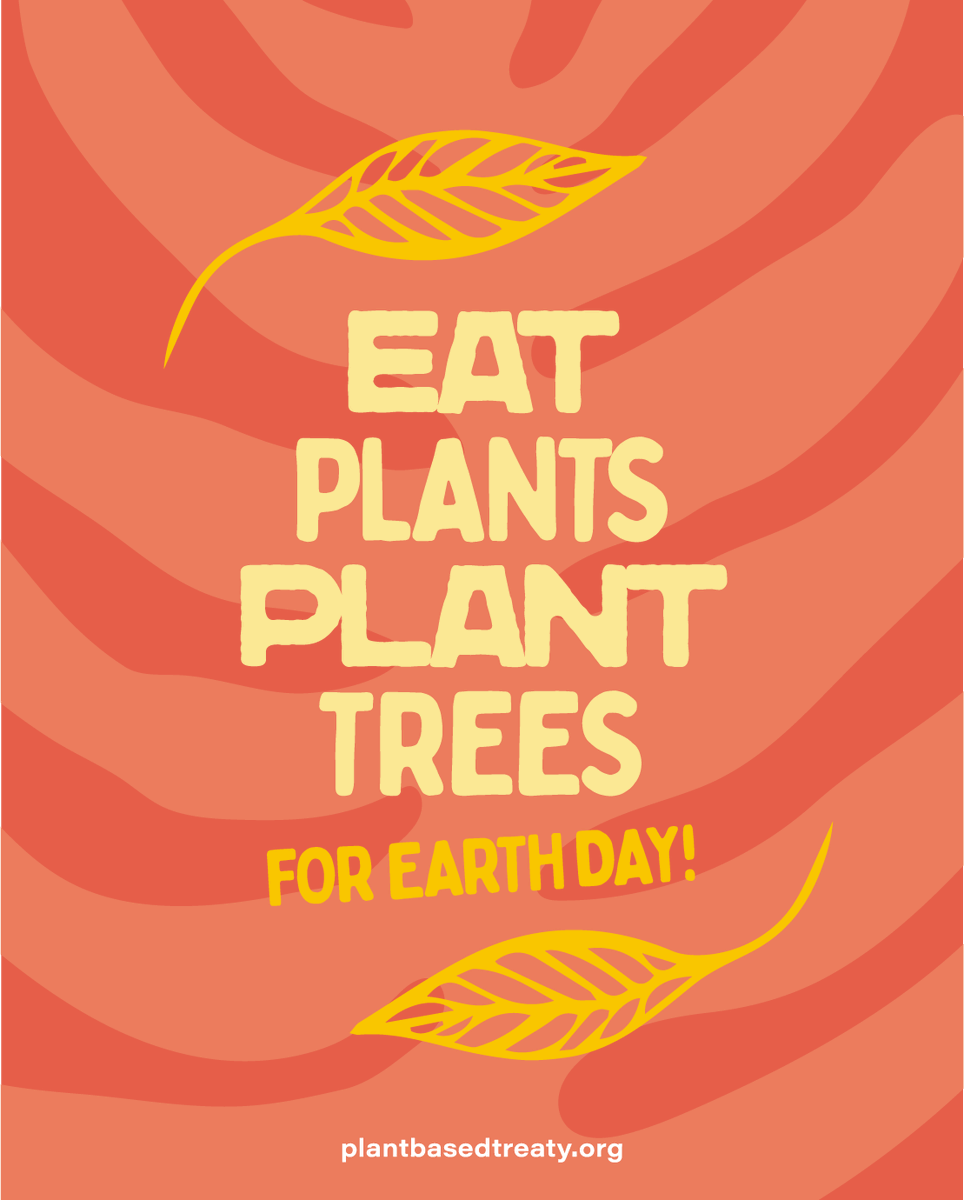 Plant_Treaty's tweet image. Celebrate Earth Day by eating plants then head to PlantBasedTreaty.org to endorse ✍️

A plant-based diet is the single biggest thing you can do as an individual to reduce your impact on the planet. 

#EarthDay #HappyEarthDay
