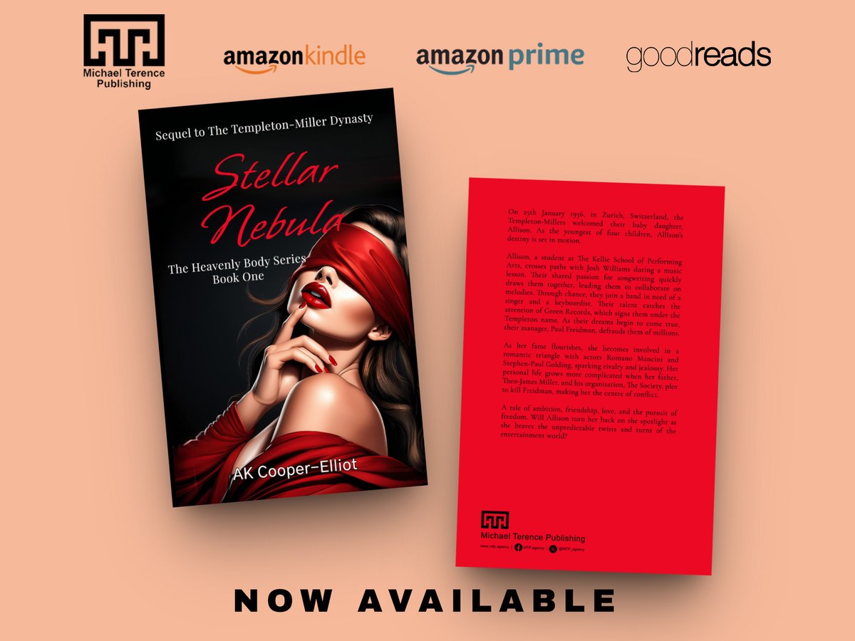 MTP_Agency's tweet photo. MTP is proud to present, The Heavenly Body Series – Book One – Stellar Nebula by AK Cooper-Elliot @akcooperelliot 
https://t.co/QQQICurqS9 https://t.co/zL2Y3QRhGD