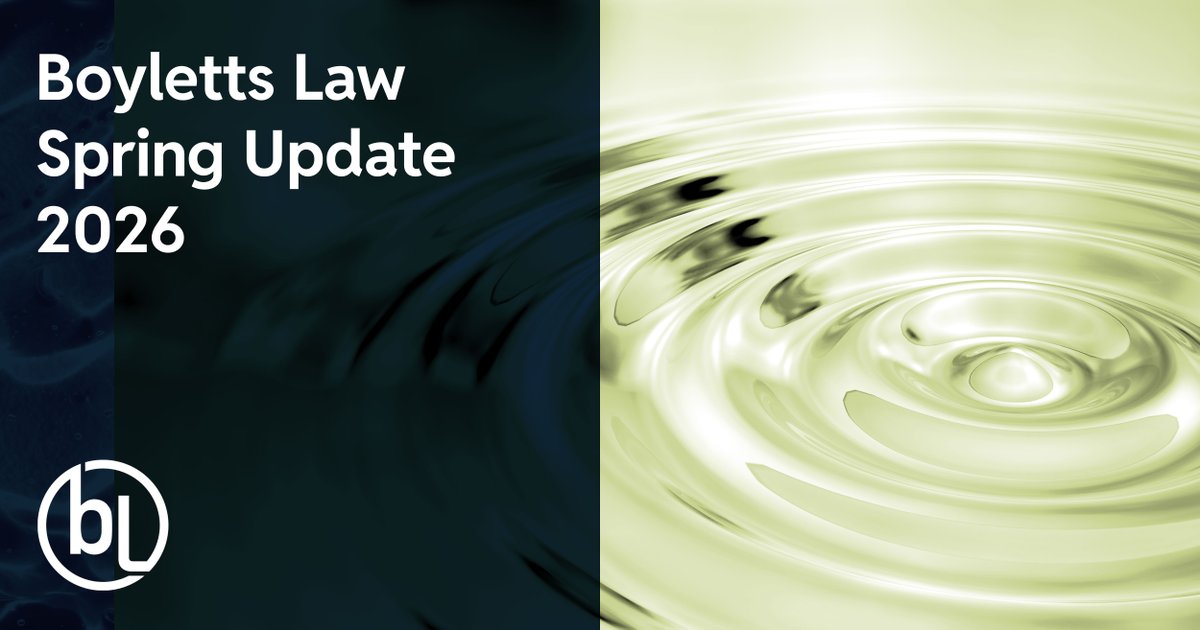 BoylettsLegal's tweet photo. Check out our Spring Newsletter. In this issue:

Last chance to book a table at our annual charity quiz
Boyletts Law shortlisted for Boutique Law Firm of the Year
Can a property be sold before probate is granted?
Plus more!

Boyletts Law Legal Update - https://t.co/eScLdNfMd4 https://t.co/qaoNFr53bc