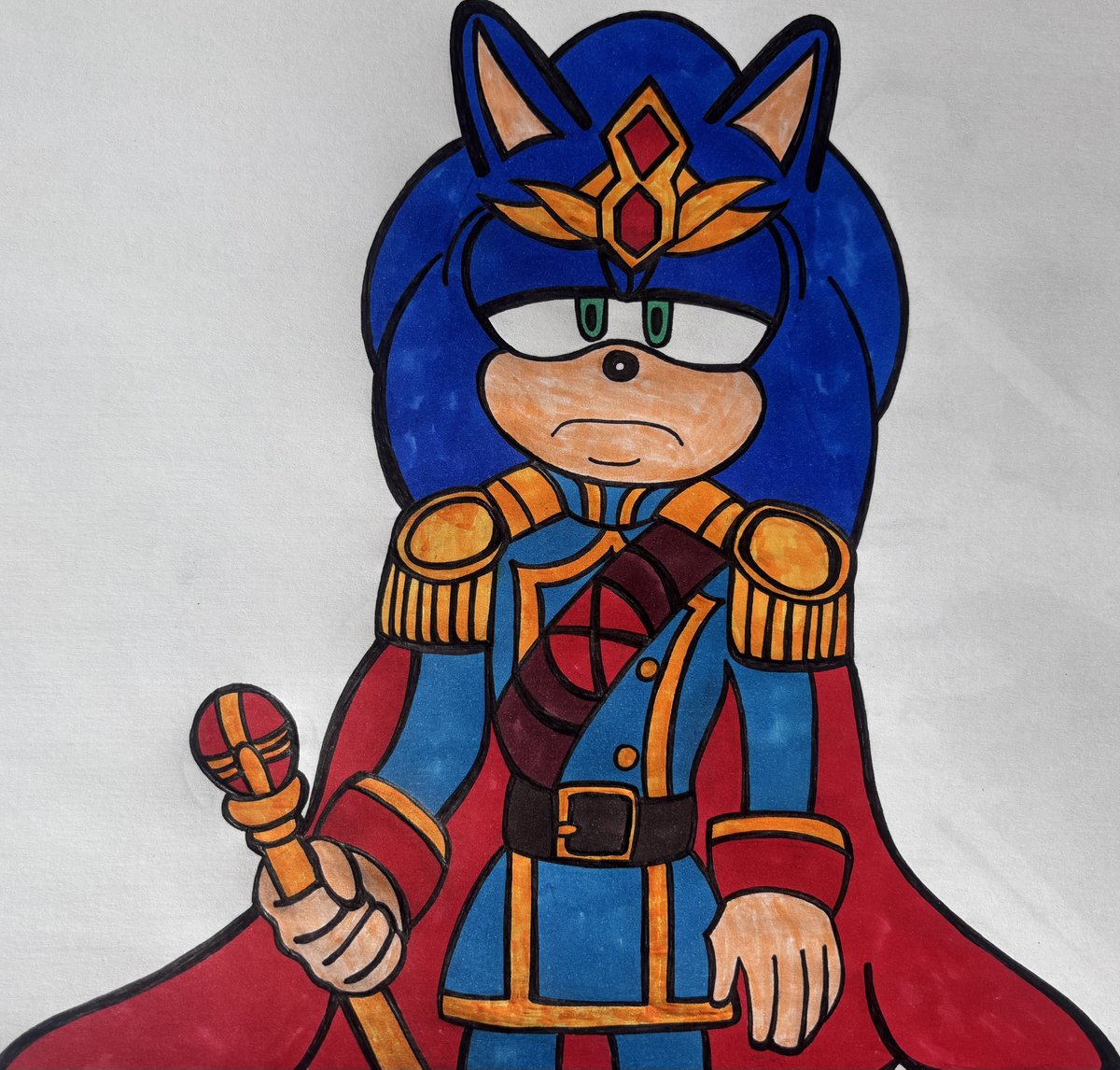 L_HBeauti07's tweet photo. 𝓚𝓲𝓷𝓰!𝓢𝓸𝓷𝓲𝓬 𝓪𝓴𝓪 𝓽𝓱𝓮 𝓡𝓾𝓵𝓮𝓻 (full body)

#SonicTheHedgehog #KingSonic #TheTwinOfTheProphecy #BrianGriffinPlush #LordX #ExeCommunity #SonicExe  #SonicFanart https://t.co/nBXSRj9Fh9