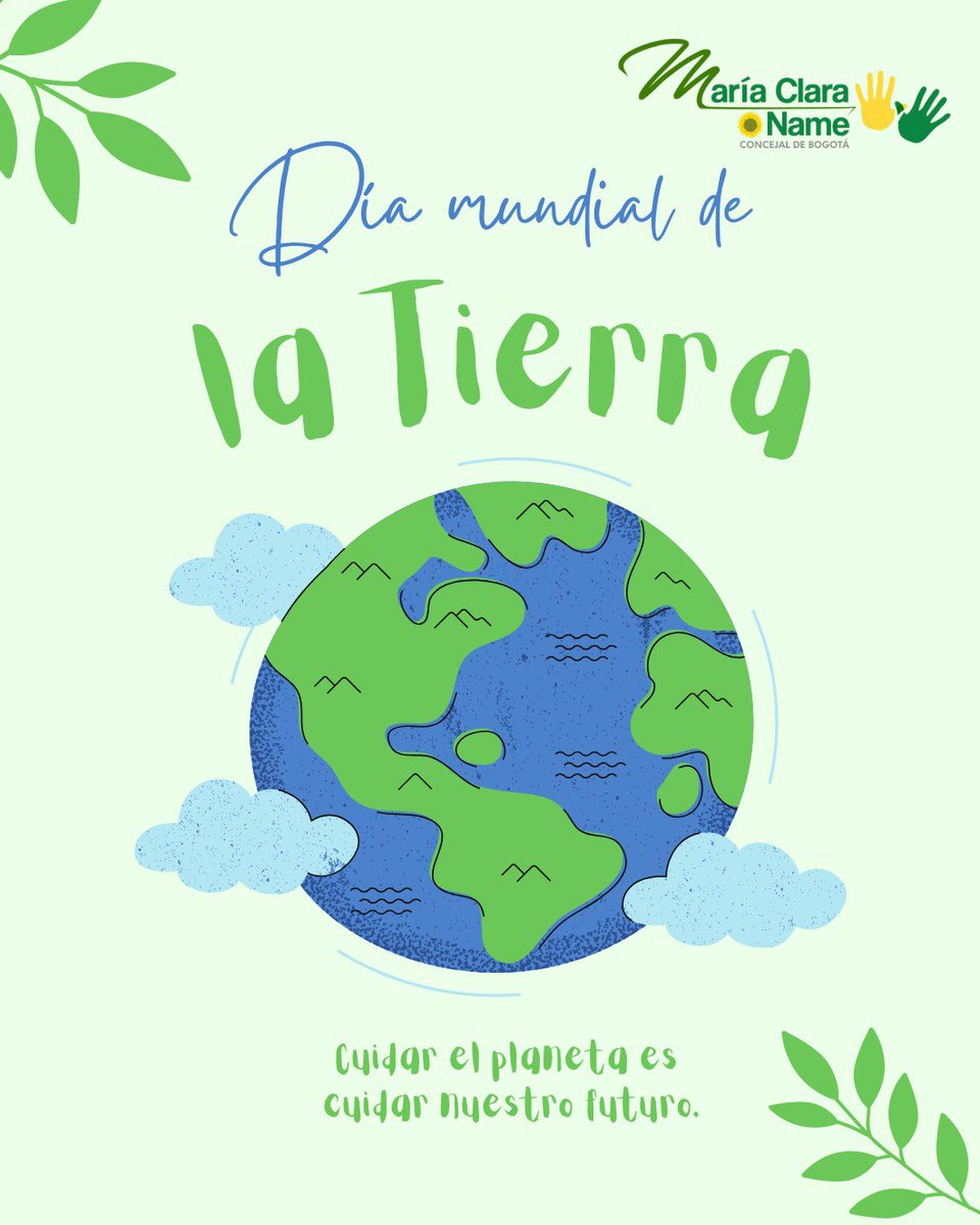 MariaClaraName's tweet photo. Hoy celebramos la Tierra, nuestro hogar. 
Cada acción que tomamos, por pequeña que sea, tiene un impacto.

Reciclar, ahorrar agua, plantar un árbol o simplemente respetar la naturaleza, es cuidar de todos.                                                   #DiaMundialdelaTierra #BogotáSostenible