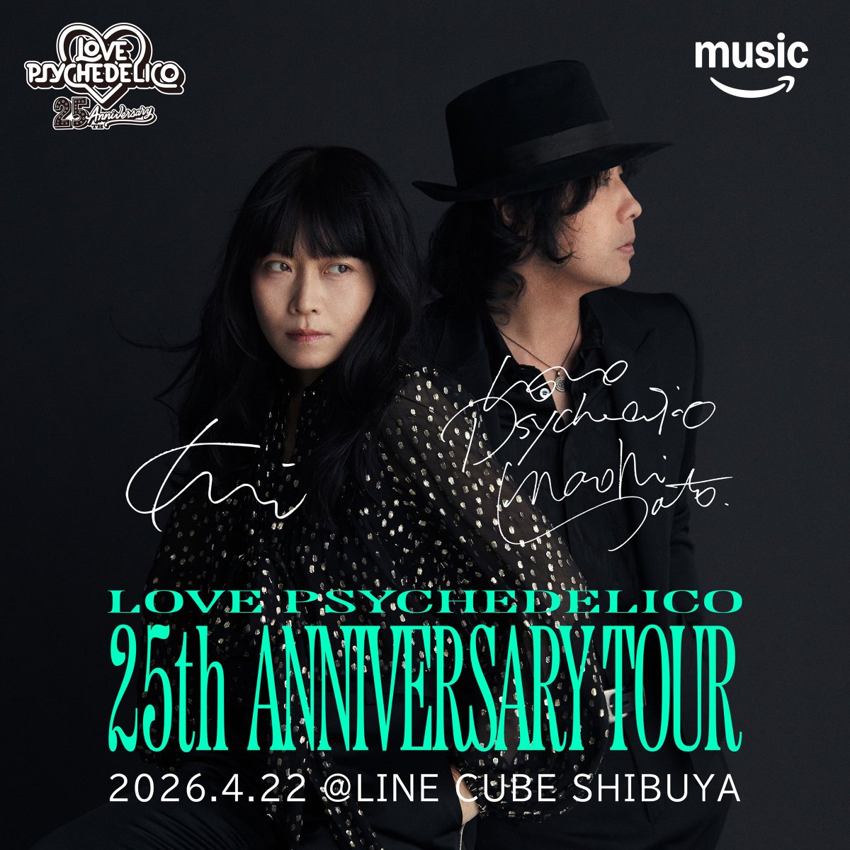 delicoofficial's tweet image. 【NEWS】

本日の「LOVE PSYCHEDELICO
25th Anniversary Tour」
ツアーファイナル公演のプレイリストを
#AmazonMusic ( @amazonmusicjp ) にてスペシャルカバーで展開中🔥

🎧
music.amazon.co.jp/playlists/B0GY…

#delico25th
#ラブサイケデリコ
#LOVEPSYCHEDELICO