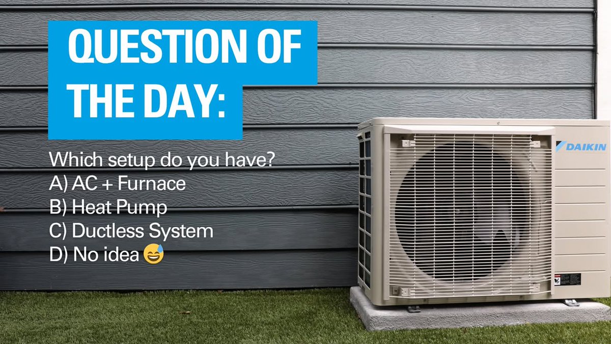 daikin_comfort's tweet image. No wrong answers. 

Let’s see where everyone stands. 👇

#HeatPump #HomeComfort #HVAC #EnergyEfficiency