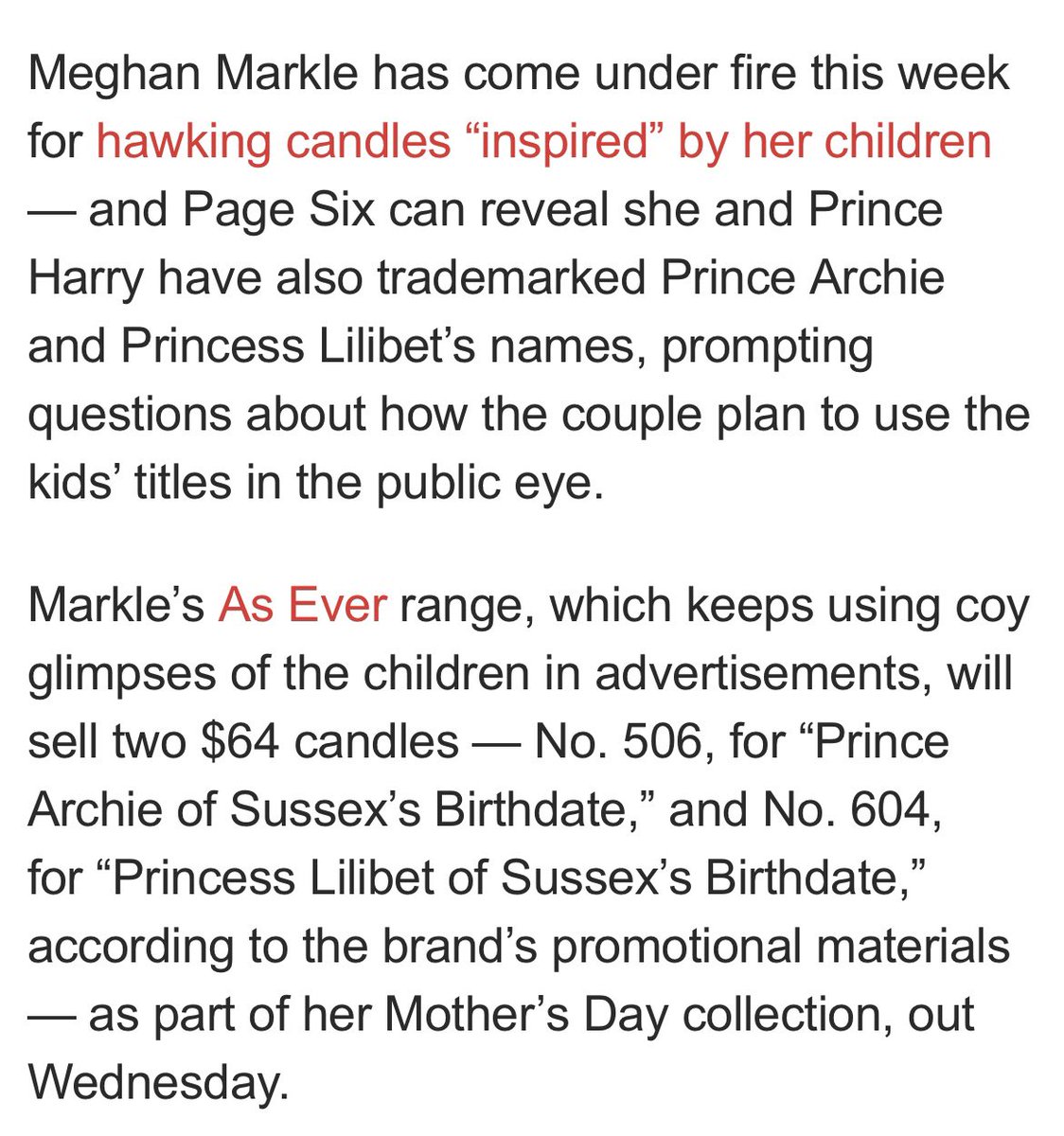 unreMARKLEble's tweet image. #MeghanMarkle monetizing and exploiting her children and their ridiculous titles is a whole level of disgusting. They have STATIONARY with their HRH? They can BARELY WRITE. This harpy is so consumed with titles and status and flaunting it on a country that doesn’t recognize or