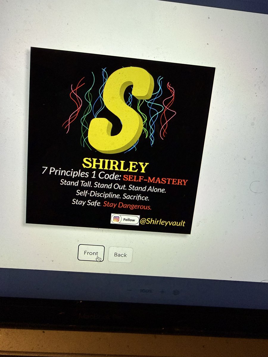 thekidshirley's tweet photo. #7Principles1Code #SelfMastery #SHIRLEY https://t.co/aMOdT5lGVR