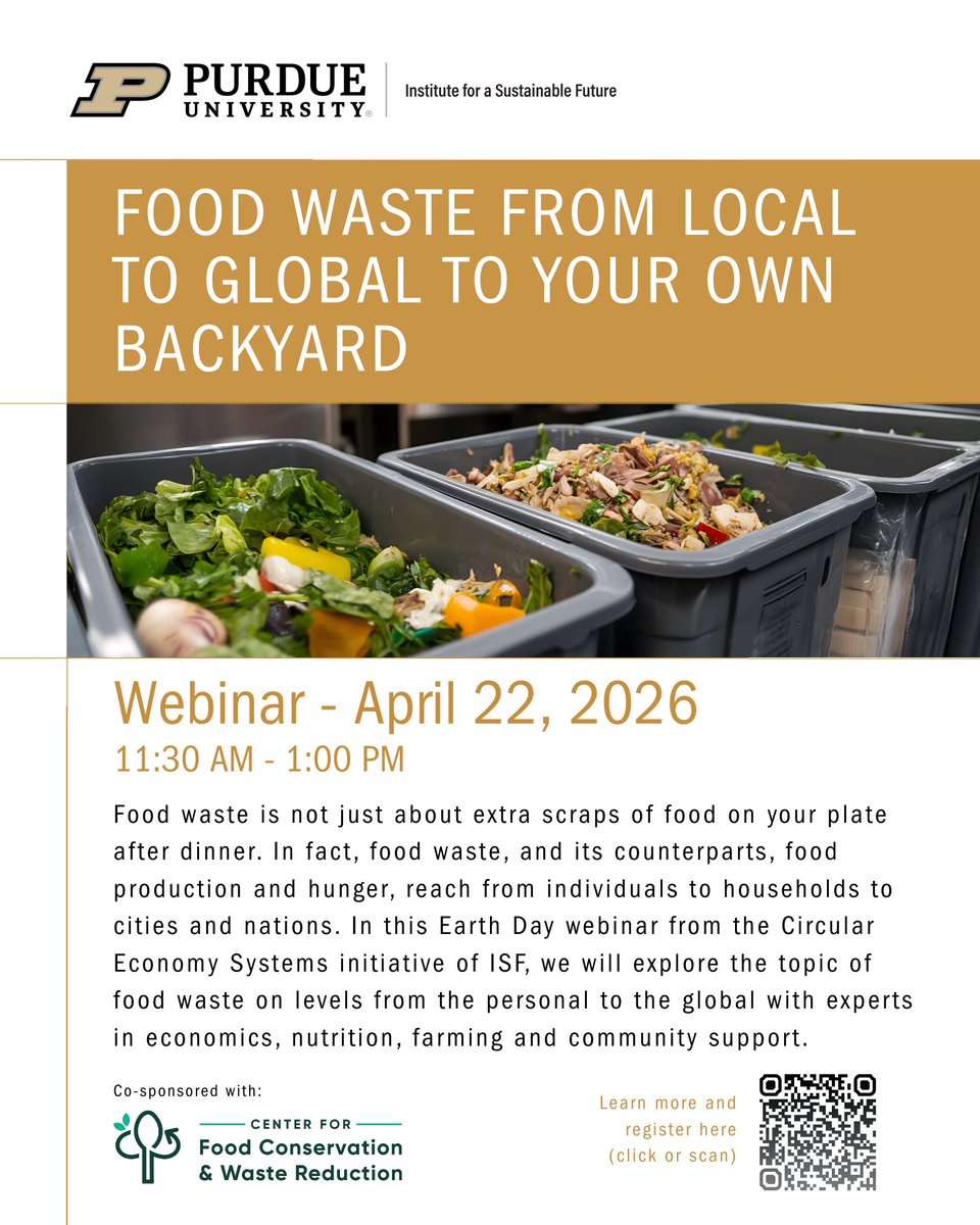 Purdue Institute for a Sustainable Future tweet media