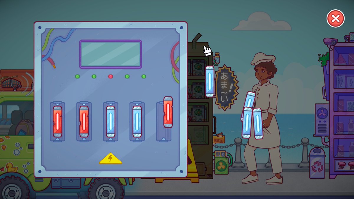 rogueducknet's tweet image. 3 days to go.

you come for vending machines…

then you’re restocking a truck,
playing arcade games,
and fishing between sales 📦✨

Vending Machine Co. - April 25
#wishlistwednesday #indiegames