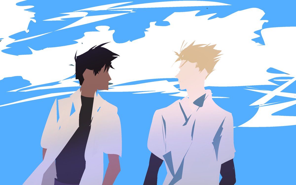 Okay some random vashwood AU highschool lasso tools