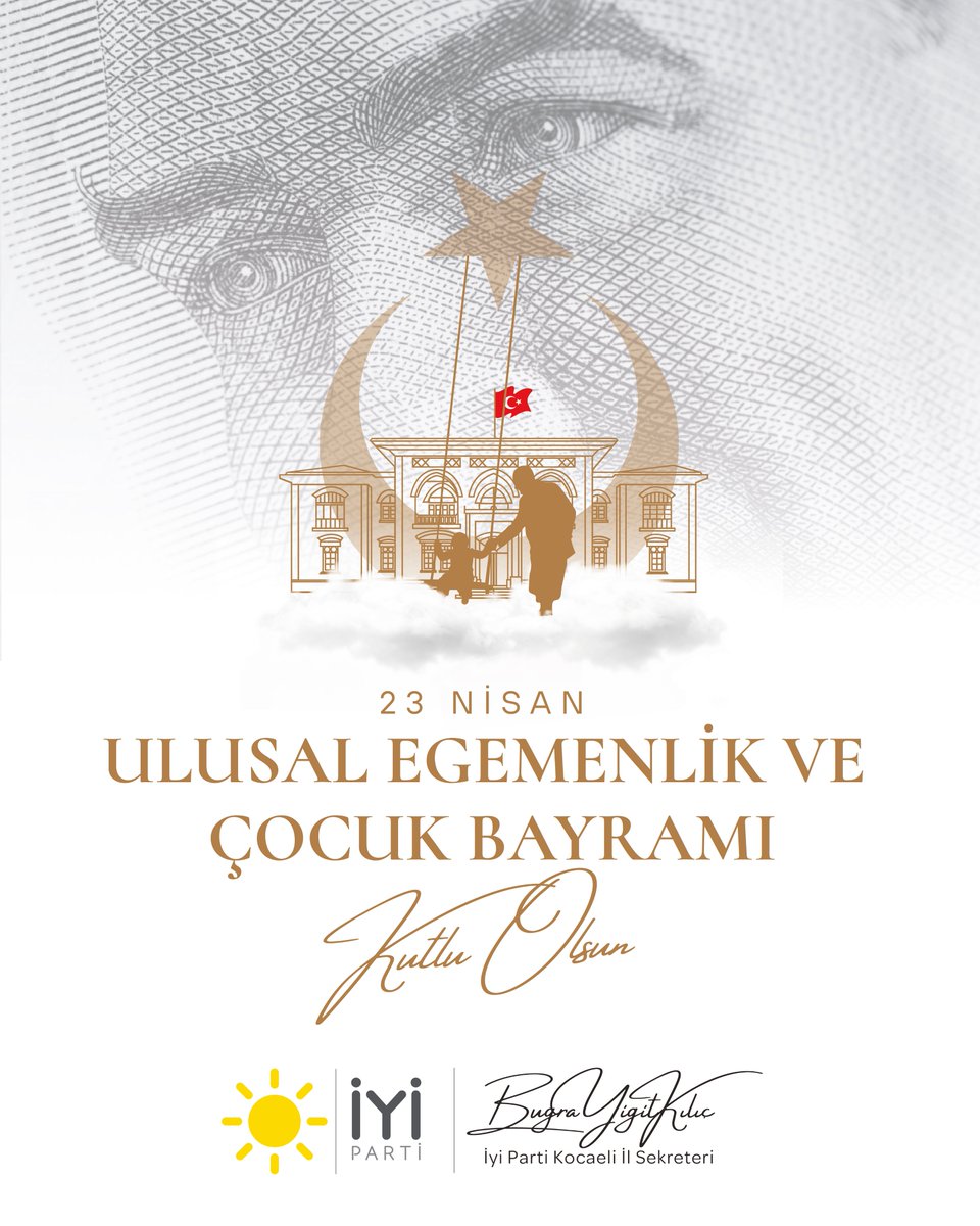 bugrayigitkilic's tweet photo. Gazi Mustafa Kemal Atatürk’ün çocuklara armağan ettiği bu anlamlı günde, geleceğimizin teminatı olan tüm çocuklarımızın gözlerindeki ışığın hiç sönmemesini diliyorum.

Tüm çocukların 23 Nisan Ulusal Egemenlik ve Çocuk Bayramı kutlu olsun! https://t.co/1AtI91OOiF