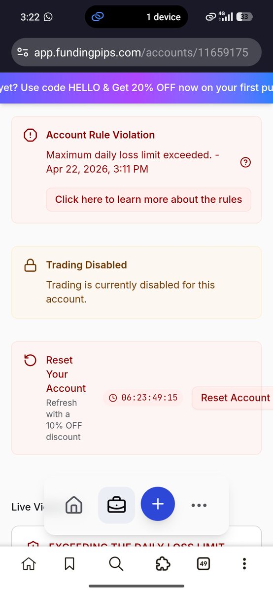 heyMicheal_'s tweet photo. just breached my @fundingpips   2-step Pro account.

I am still going to purchase another account with them because they remain the best in the industry.

All I will do now is sit back, review my trades and my trading plan, and learn from what I did right and what I did wrong. https://t.co/NMNXV0SrUt