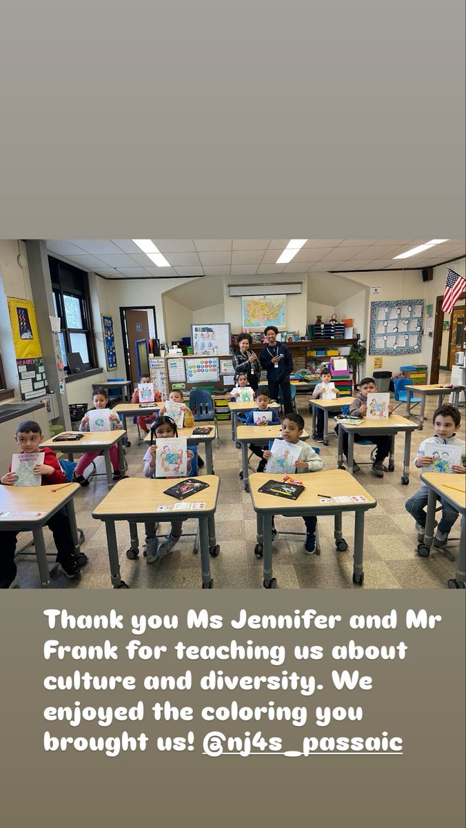 Thank you to NJ4S for visiting School 15 to share lessons about Cultural Compassion. <a href="/CliftonSchools/">Clifton Schools</a> <a href="/CliftonSupt/">Danny A. Robertozzi, Ed.D.</a>
