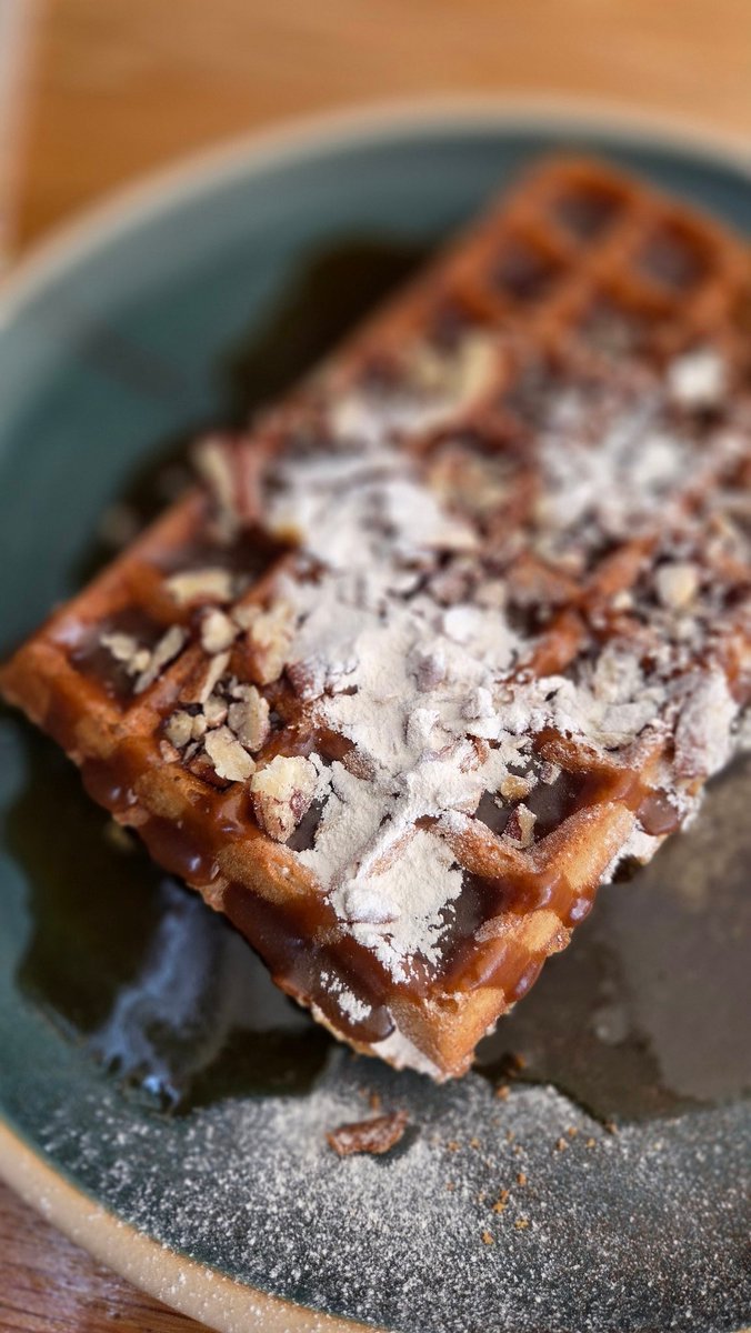 Need to celebrate small wins, waffles with Mr while child is at school. 😬