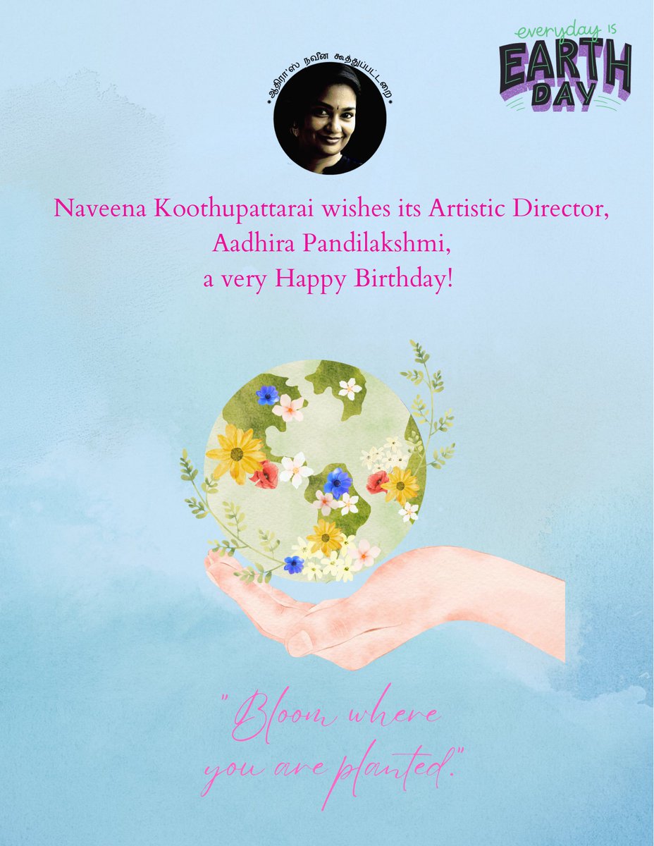 NKP_Aadhira's tweet photo. @NKP_Aadhira wishes its Artistic Director, @AadhiraOfficial, a very Happy Birthday! ♥️

“Our Power, Our Planet” emphasizes that clean air, safe water, and climate resilience are not optional, and that progress is made when individuals act collectively to protect the environment. https://t.co/UmHzt2kEiO