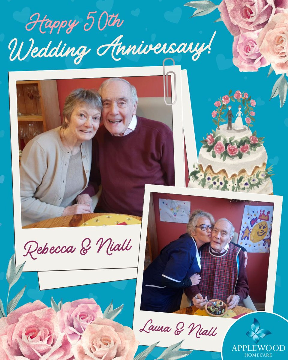 ApplewoodCare's tweet image. Niall &amp;amp; Rebecca celebrating their 50th Wedding Anniversary! 💒💘😍 

#homecare #homecareassistant #homecareagency #homecareassistance #weddinganniversary #anniversary #50thanniversary #50yearsmarried #dublin #ireland