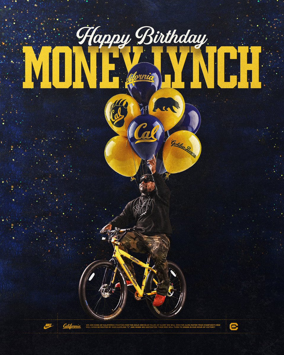 Happy Birthday to a legend <a href="/MoneyLynch/">Marshawn Lynch</a> 🐻

Setting the standard on and off the field. Appreciate everything you represent for the culture and the Bay.