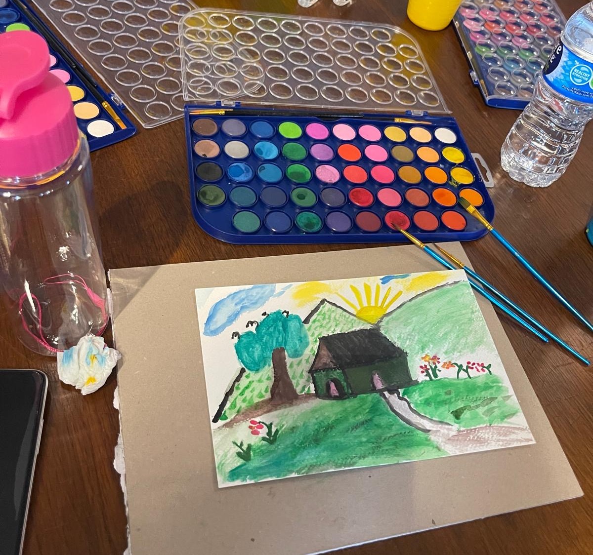 WomensCenterorg's tweet image. Paint. Share. Connect. Heal. 🎨

Expressive Arts therapist Esmeralda held her first Creativity &amp;amp; Wellness workshop at Culmore County — and 7 women showed up for themselves and each other.

This is what community looks like. 💙 #ExpressiveArts #MentalHealth #CommunitySupport