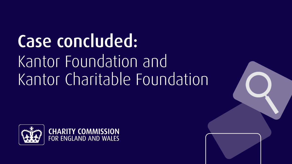 Charity Commission tweet media