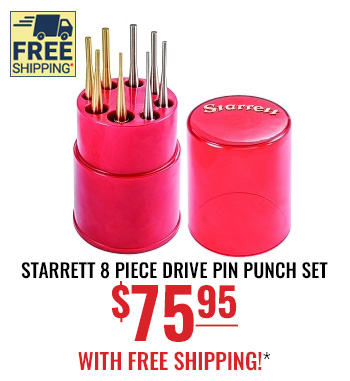 AMIndustrial's tweet image. Today only, get exclusive online pricing &amp;amp; FREE shipping on these Starrett best-sellers! Act fast, these deals disappear at midnight!
8 Piece Punch Set, Just $75.95: hubs.li/Q04c93pT0
0~8" Caliper, Just $190: hubs.li/Q04c8YSr0
#Starrett #Calipers #MeasuringTools