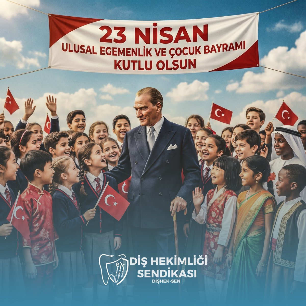 23 Nisan, yalnızca bir bayram değil; çocuklara duyulan güvenin, geleceğe olan inancın en güçlü ifadesidir. Gazi Mustafa Kemal Atatürk’ün “Küçük hanımlar, küçük beyler… Sizler hepiniz, geleceğin bir gülü, yıldızı, bir bahtının aydınlığısınız. Memleketi asıl aydınlığa boğacak olan