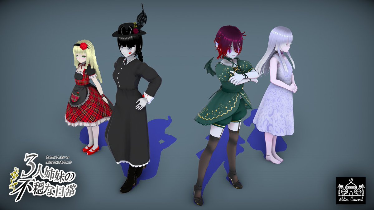 Mikadukikobo's tweet image. #VRoid #VrmPosingDesktop