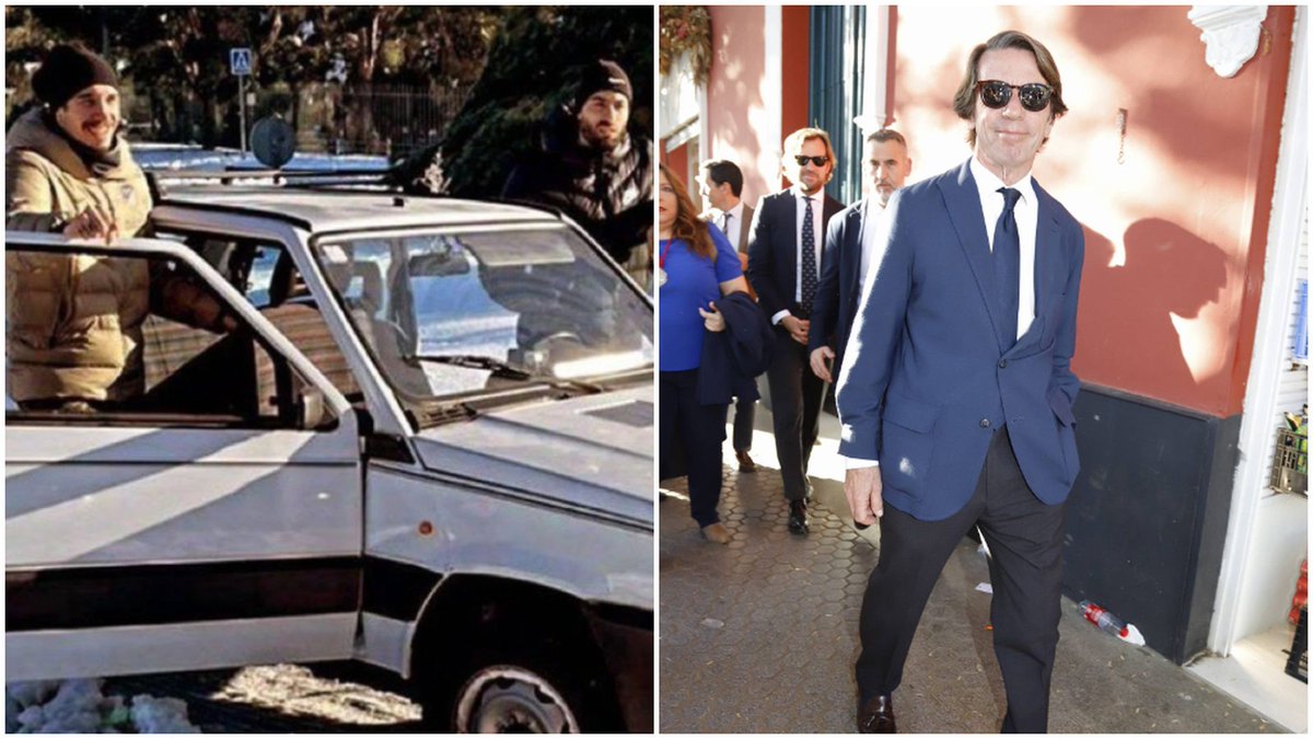 Carrasco revela el secreto de 'su' mítico Seat Panda con Jose María Aznar como protagonista: "Era mi vecino"  #Atleti