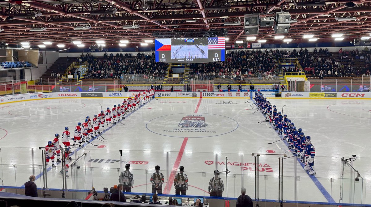eliteprospects's tweet image. We’ve got boots on the ground in Slovakia for the IIHF U18 World Championship 🏆🌍

Follow along for all the action.

#EliteProspects #Hockey #IIHFU18