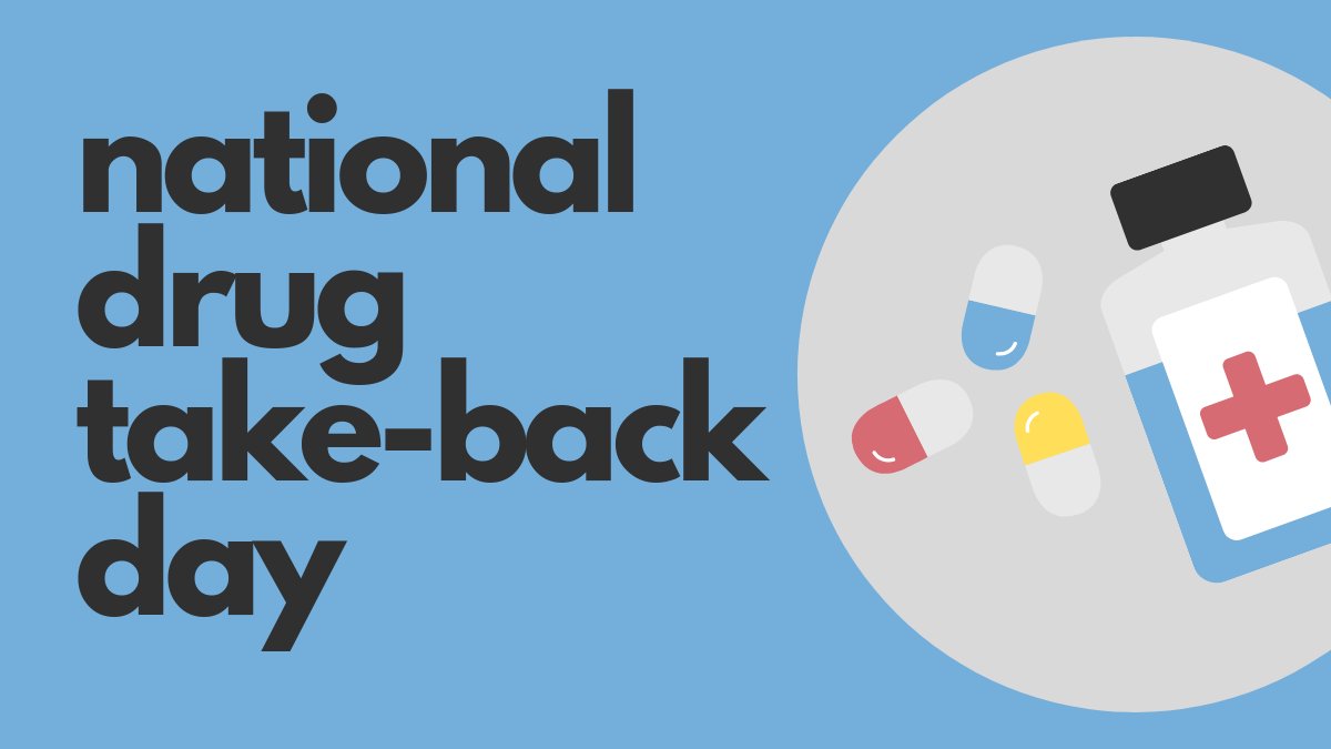 RepPerryWarren's tweet photo. National Drug Take Back Day is from 10 a.m.-2 p.m. Saturday. Safely dispose of unused/expired meds at local police depts in Lower Makefield, Newtown Borough &amp; Township, Upper Makefield, and Yardley.

More sites: https://t.co/tDHmTEzbgy
Permanent sites: https://t.co/4vJMzBb28w https://t.co/BNftYvyCKO