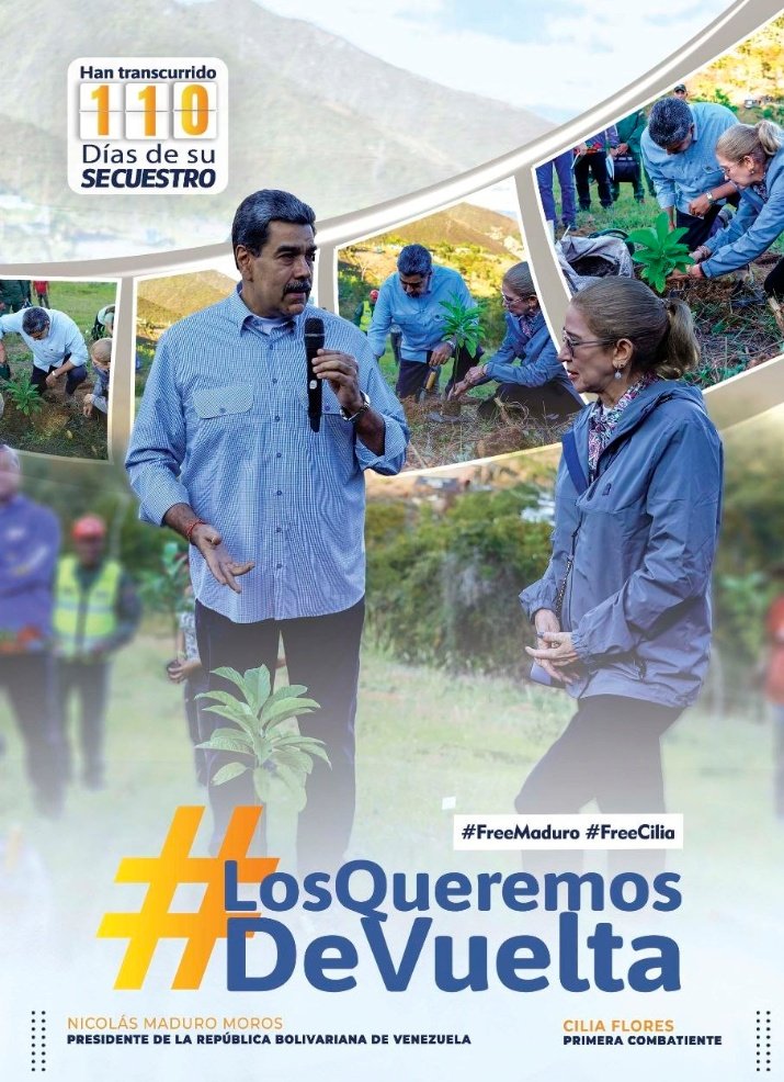 #LosQueremosDeVuelta
#FreeMaduroAndCilia