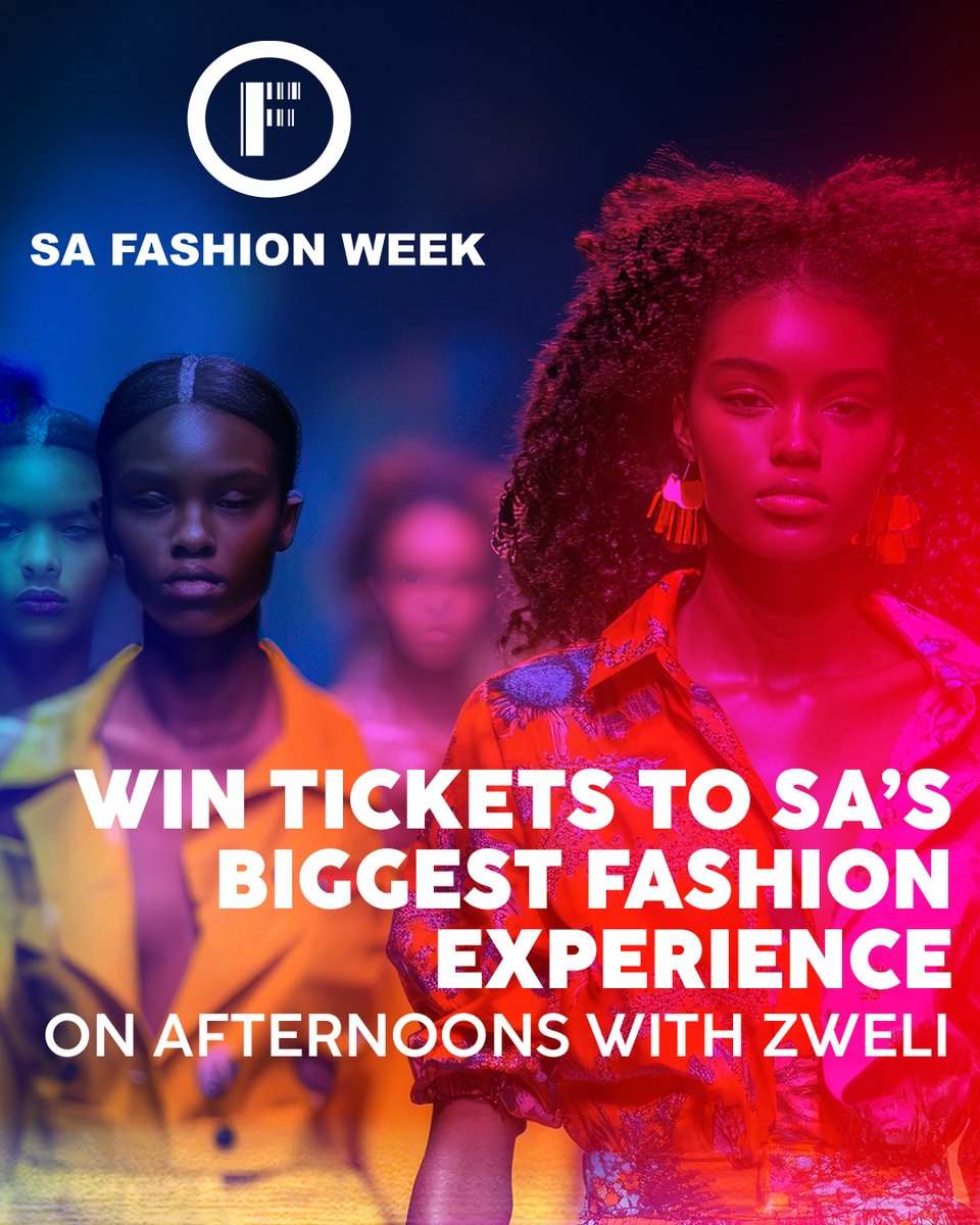 947's tweet photo. A true fashionista knows the designer question that Zweli will ask on air. WhatsApp "Fashion2026" + the right designer's name + your name & ID to 061 4 947 947.
You could win tickets for you and a friend to #SAFashionWeek
Ts & Cs: https://t.co/i9xJ9uVOJt
#SAFWSS26 #Sponsored https://t.co/CKsFpfgdNf