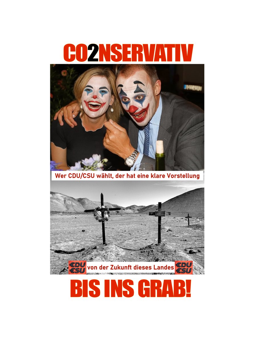 WhHartmann's tweet image. #AfD #FDP #BW #BSW #CDU #CSU #CDUCSU 
#AfDVerbot 
#NieMehrCDUCSU 

#CO2nservatismKills - always.