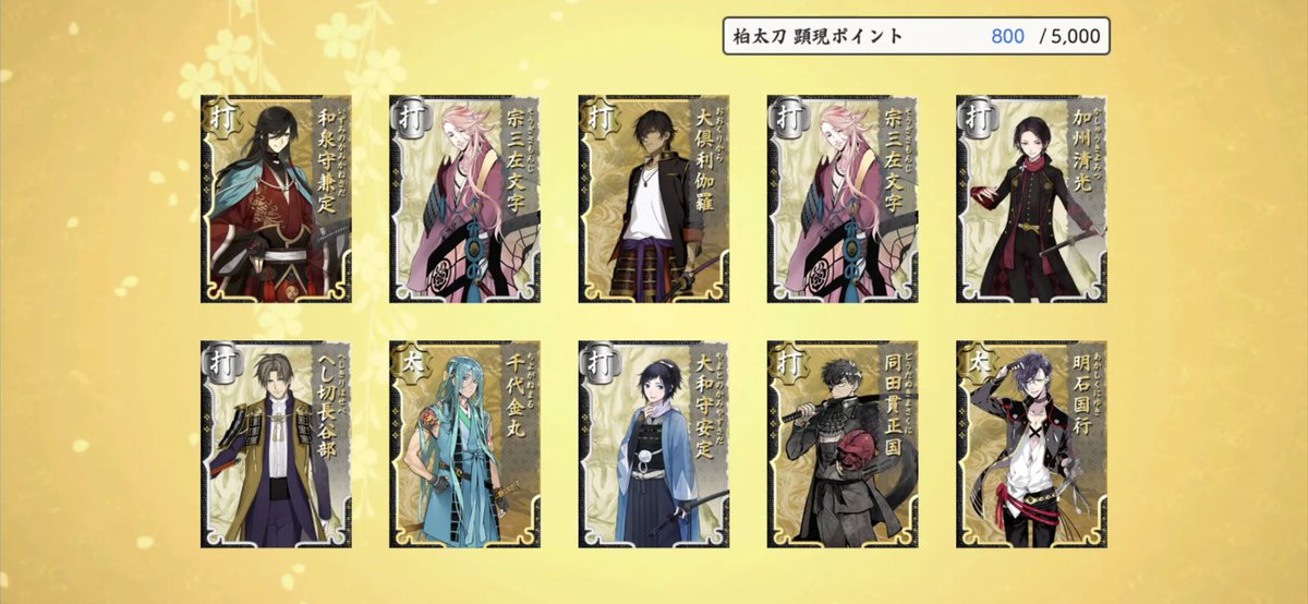 2時間30分きた……!!!!!柏太刀くん😭!!!!!!!!!って思ってたら長谷部で｢そんなことある??????????｣ってなった
この鍛刀時間が出ることすら今までで初めての経験だったので動揺するしか…ない……
新刀剣男士は長谷部やったんか……(違う)