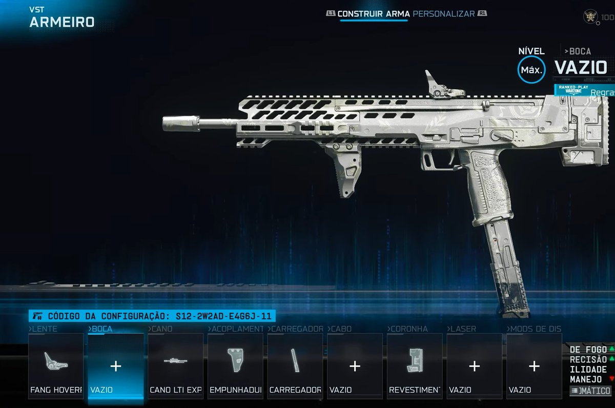LuKinas__'s tweet image. NOVO META pro WARZONE na TEMPORADA 3 depois do NERF na RAZOR 9MM?! 🔥

ARs: MK35 ISR (A12-2JD6P-5HNPD-UY11) &amp;amp;
SMG: VST (S12-2W2AD-E4G6J-11)

#warzone #blackops7 #cod #BO7 #ranked