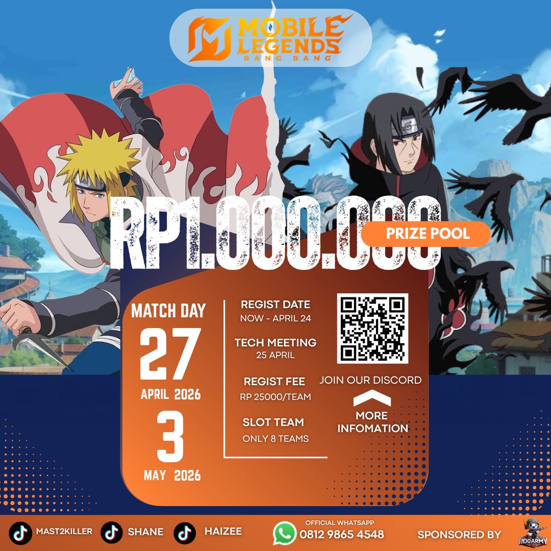 tsamy__'s tweet photo. guys aku ngadain turnamen. masih sisa 2 slot. ayooo ramein :’) #mlbb #mobilelegends @mlbbfess @MobileLegendsOL #game https://t.co/Eoilrue0FN