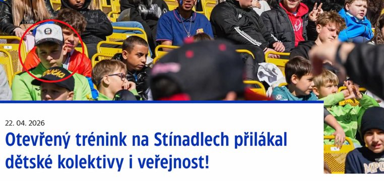 Přilákal dokonce i dětské fanoušky Sparty!