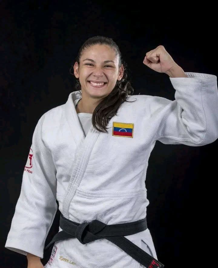 Viva Venezuela 🇻🇪 
El mundo del JUDO 
Nuestra guerrera Karen León 
Medalla de oro