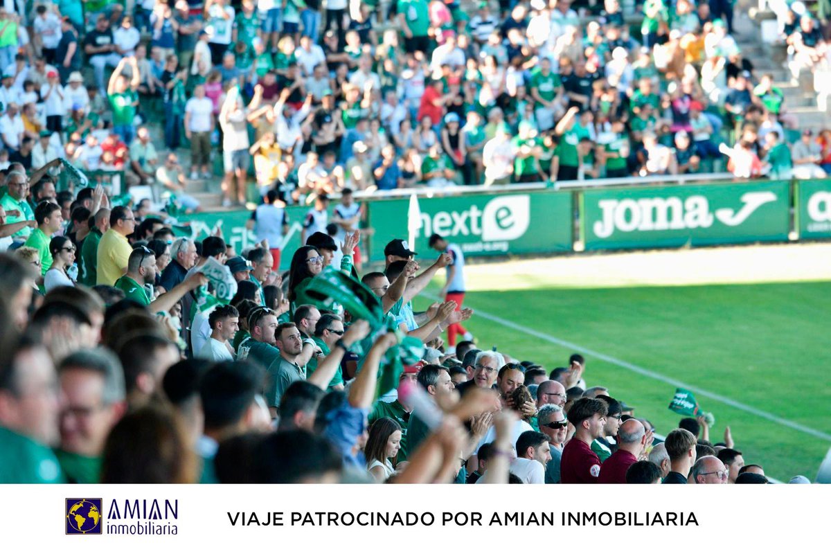 🚌 VIAJE A SAN CLEMENTE 🚌

Un autobús gratuito para acompañar al equipo en su próximo partido en San Clemente.

👉 Viaje EXCLUSIVO para abonados que compren la entrada para el partido

Este desplazamiento es posible gracias al patrocinio de Amian Inmobiliaria, apoyando al club y