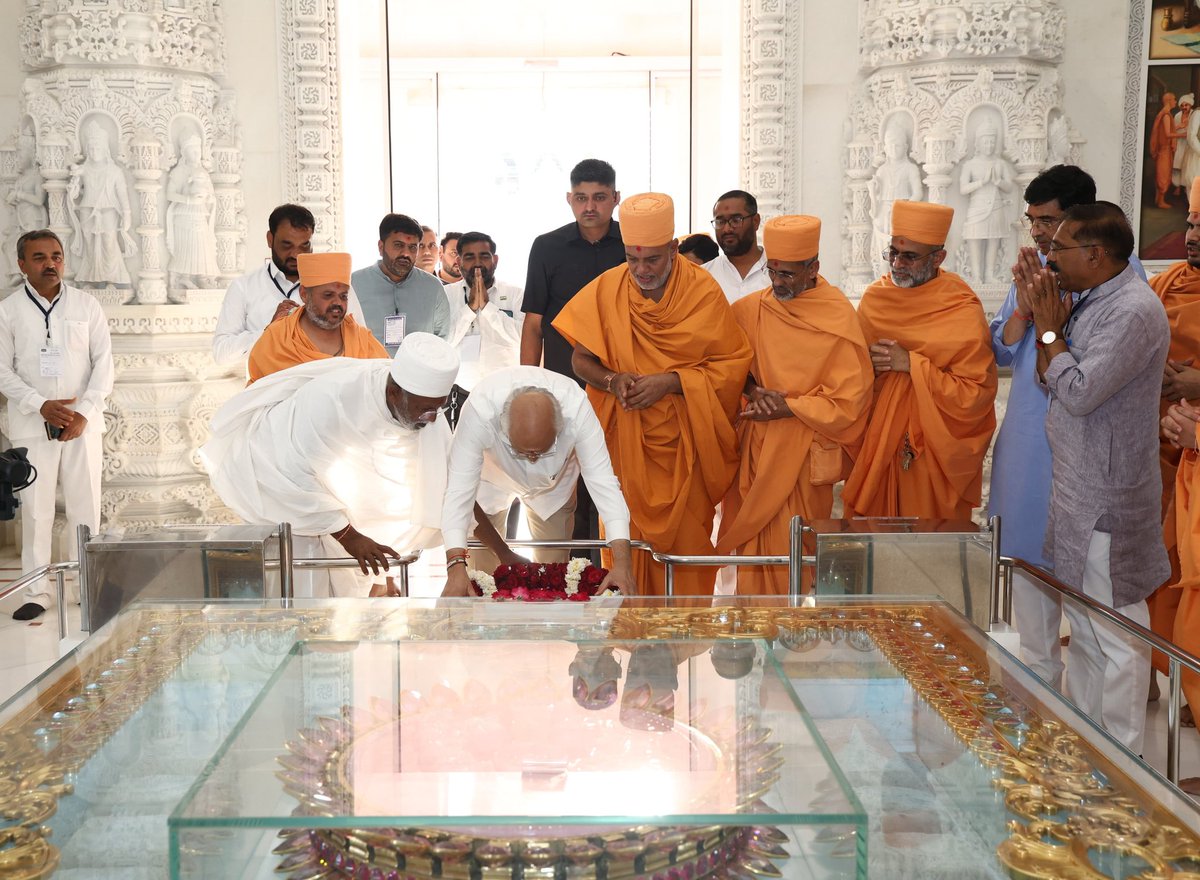 સાળંગપુર BAPS મંદિરે દર્શન અને સંતોના આશીર્વાદ મેળવવાનું સૌભાગ્ય પ્રાપ્ત થયું.