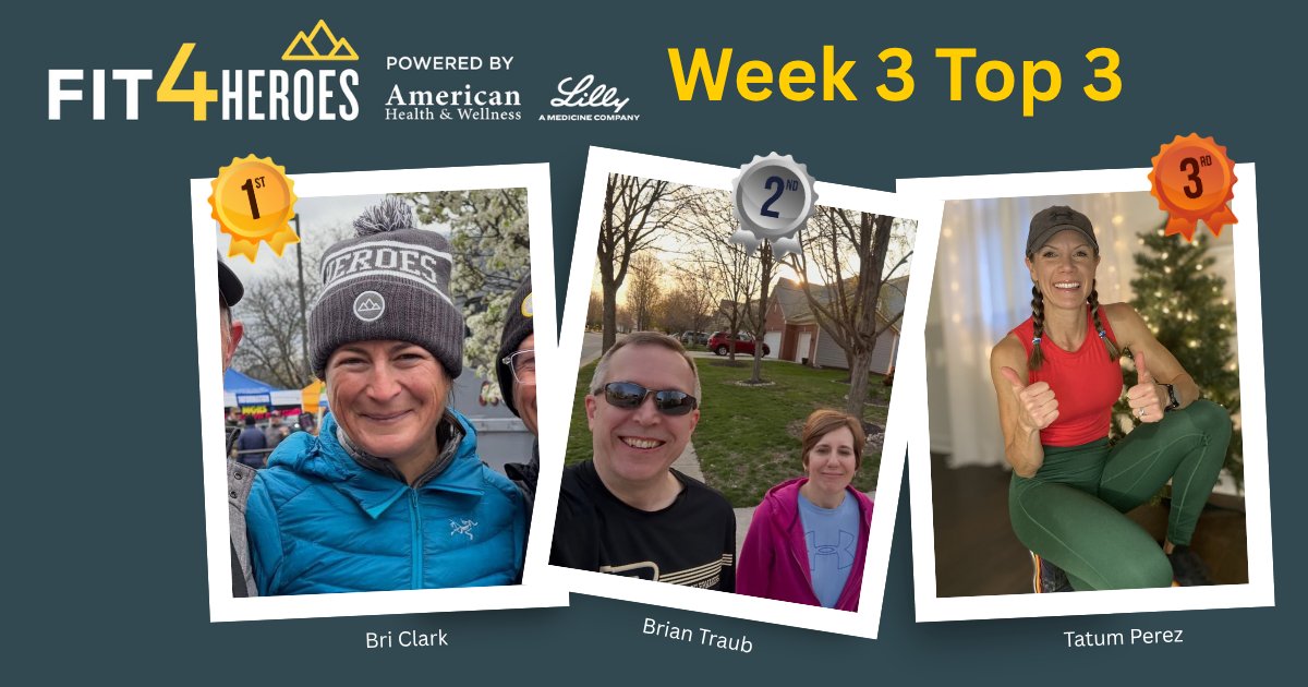 HeroesFndtn's tweet image. Help us thank these cancer fighters who are leading the charge in Week 3 of #Fit4Heroes2026, Powered by @AmericanHWgroup and @EliLillyandCo 👏 We've got just one week left in the campaign — let's finish STRONG together!
heroesfoundation.org/fit4heroes
#beatcancer #UnitingINAgainstCancer