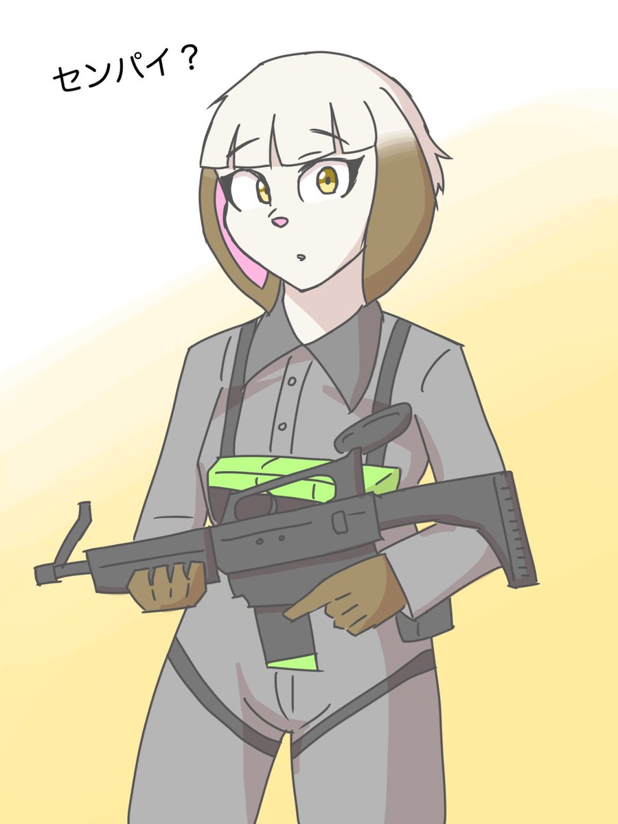 また新しいキャラが生まれました😳✨
名前はまだ決まってないのですが、フィリアのことを尊敬している後輩ちゃんです🐰
#オリケモ　#ケモノ　#OC