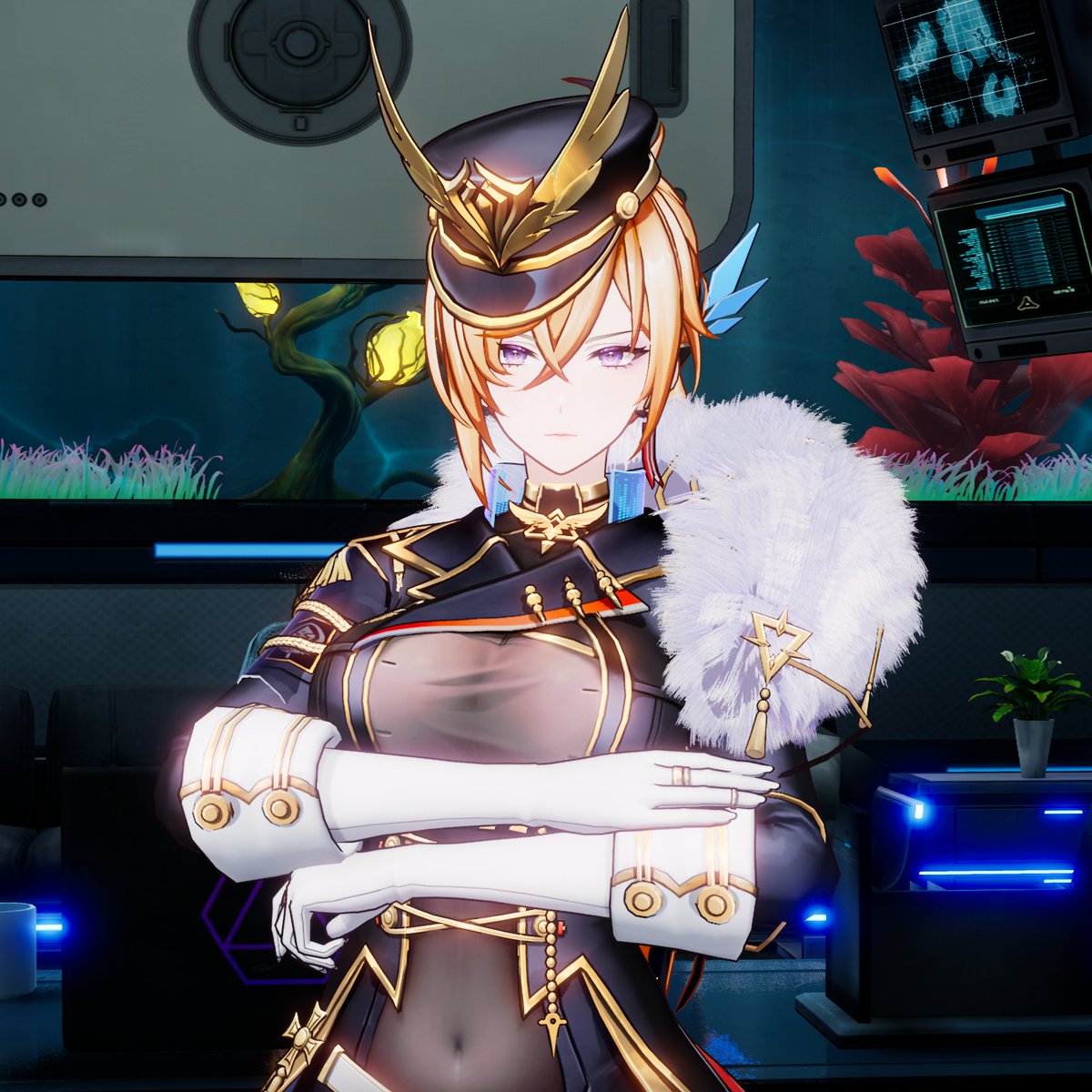 admiralgum's tweet photo. 幻塔のヴェロニカのファーもふもふ https://t.co/uu0CWrqvpC