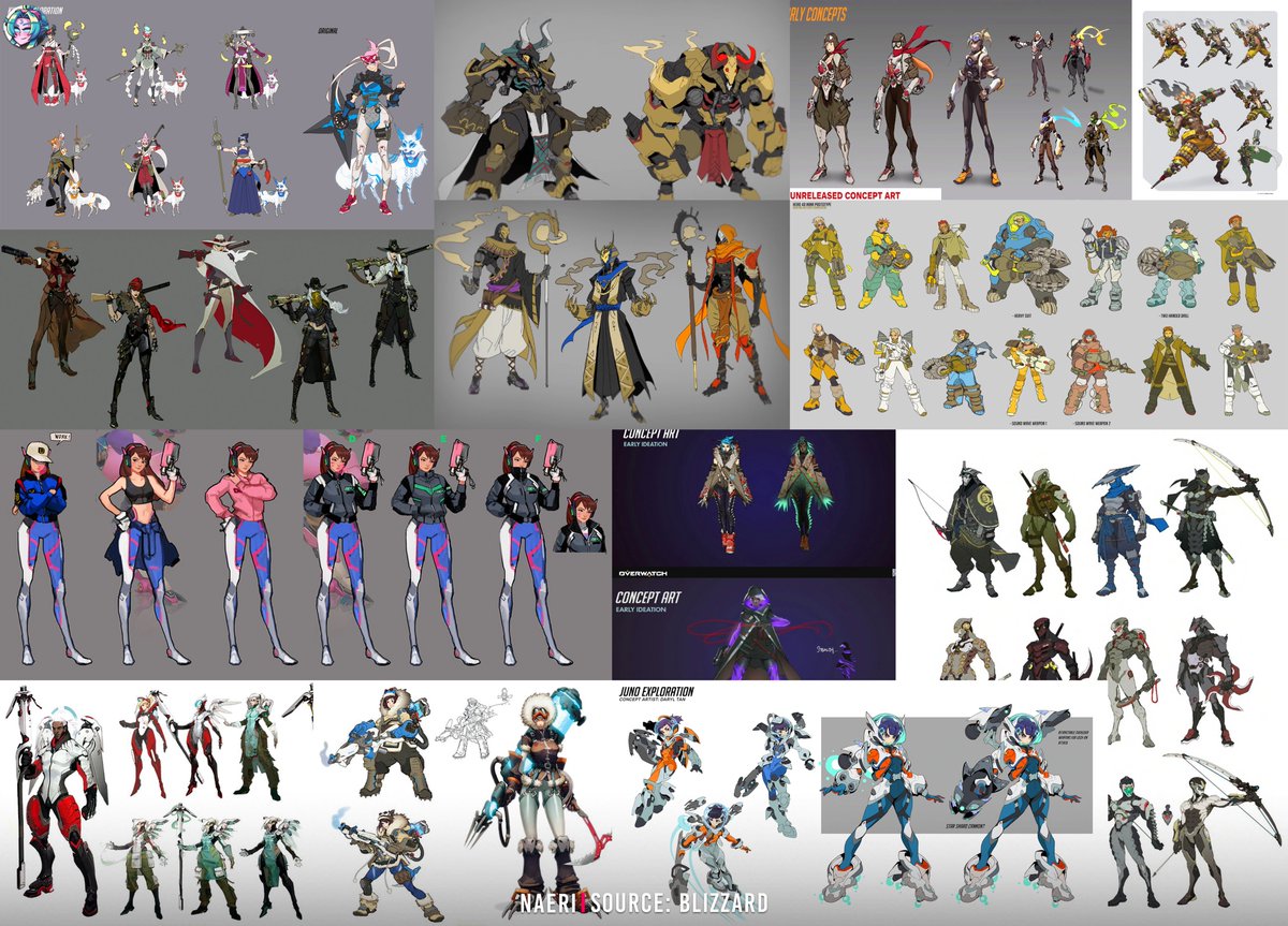 Overwatch 10th Anniversary and Early Hero Concepts 🖌️

The event celebrating #Overwatch 10th anniversary is about to begin in the mid-season.

With this, how about releasing skins based on concepts or early hero concepts as actual skins for the 10th anniversary? 💭
