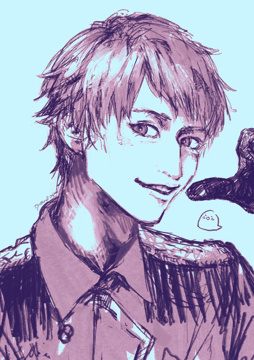 tyotaro1104's tweet photo. ヘタコン行ってきたのらくがき https://t.co/gyZ6uF2Wx7
