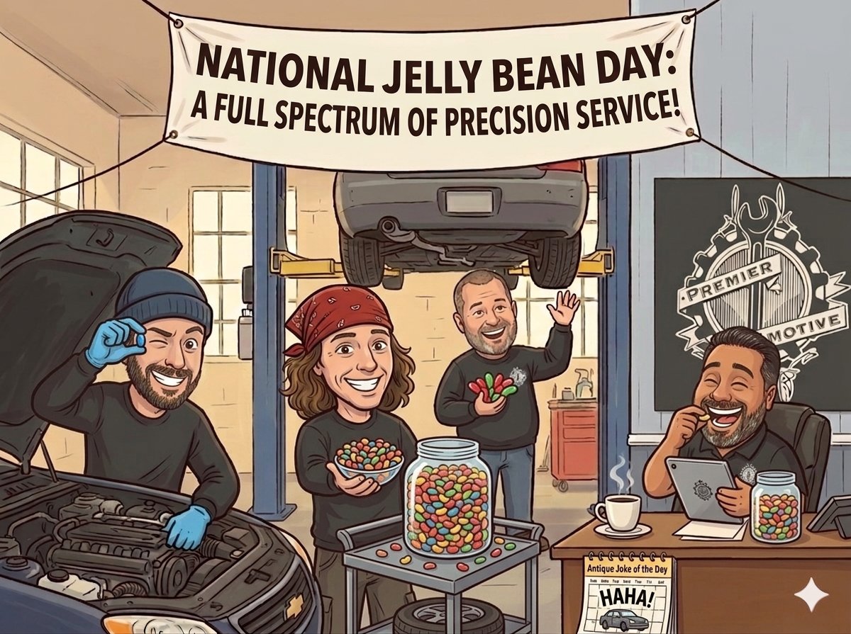 Premierauto1991's tweet image. 🌈🚗 Happy Jelly Bean Day! Every car is unique, and we treat each one with precision care. From classics to modern rides, Premier Automotive keeps you running strong! 🔧✨

#JellyBeanDay #PremierAutomotive #CarCare #AutoRepair