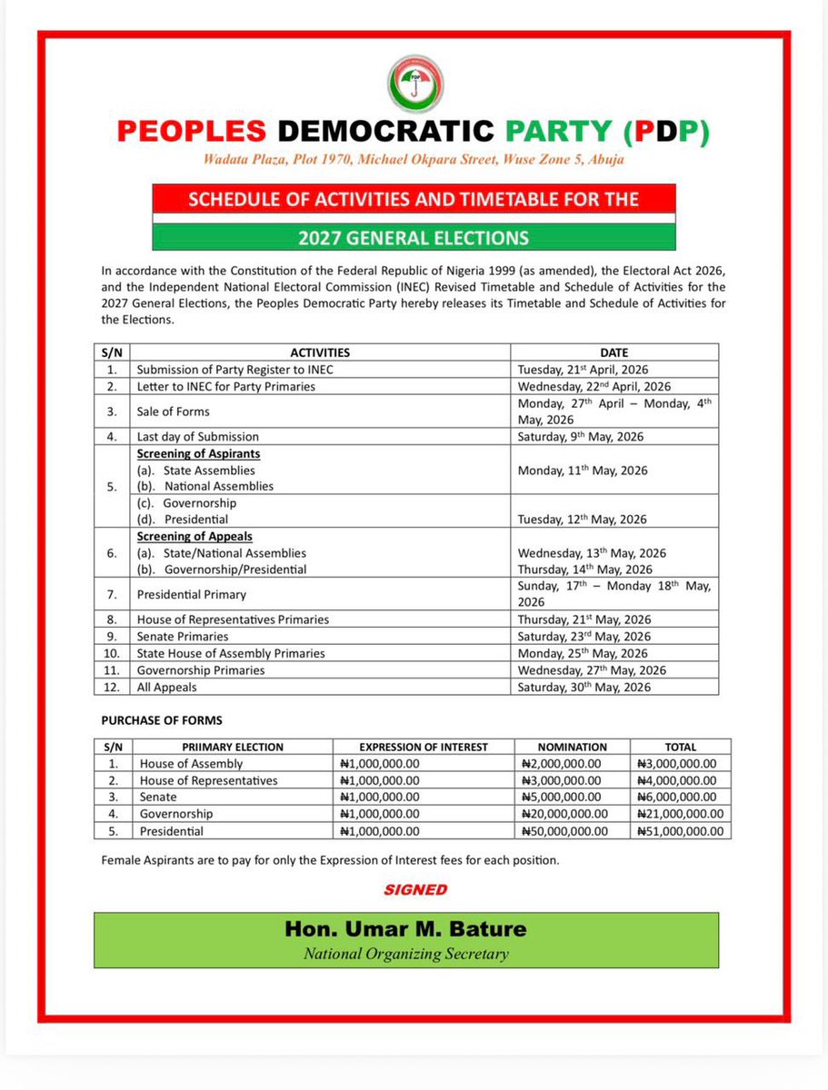 PDP Republic tweet media