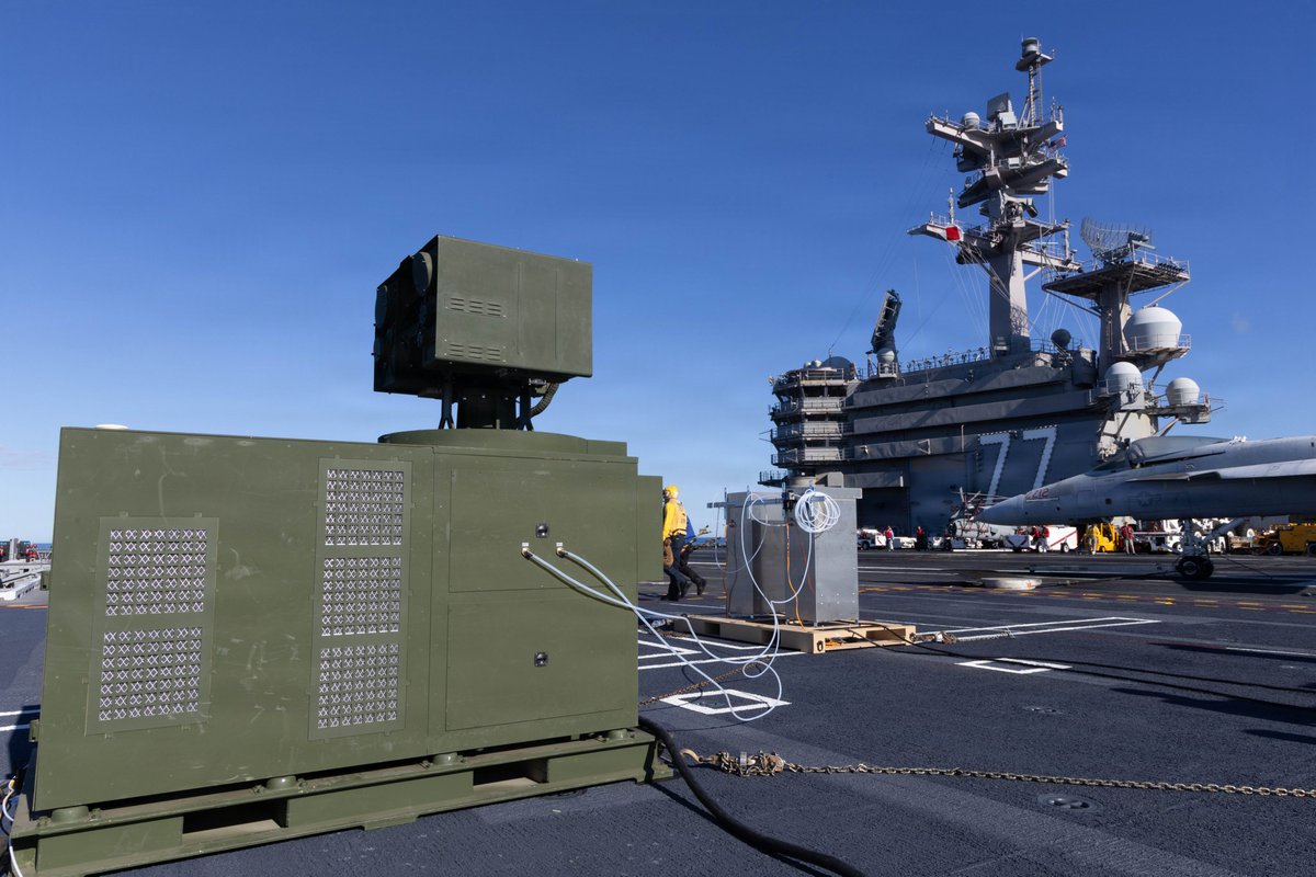 aag_th's tweet image. 🇺🇸⚓️AAG_th บันทึกประจำวัน: สหรัฐฯทดสอบระบบอาวุธ #Laser พลังงานสูงบนเรือบรรทุกเครื่องบินชั้น Nimitz 
aagth1.blogspot.com/2026/04/laser-…
#USA #Navy @USNavy #USNavy CVN-77 USS George HW Bush #AircraftCarrier #Warship @aerovironment LOCUST #Weapon