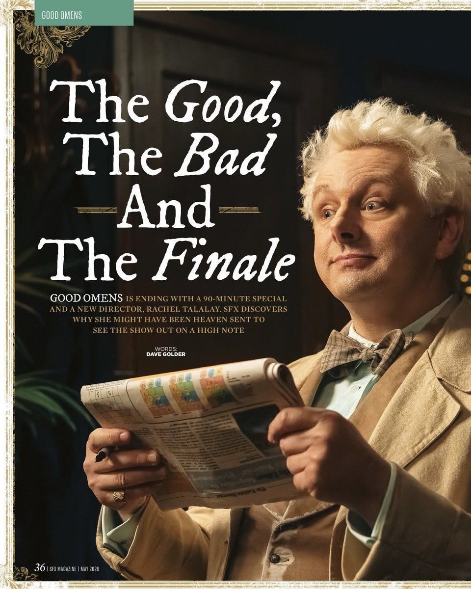 GoodOmensNews_'s tweet photo. 🆕 The Good Omens article in the new issue of SFX Magazine

Thank you @youryurigoddess for sharing! 

#GoodOmens #GoodOmens3 https://t.co/IZ6XFlfG1L