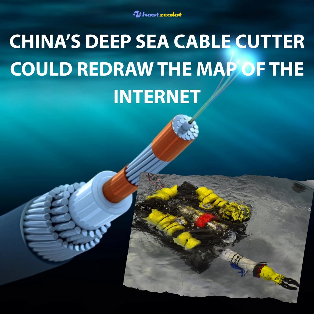 hostzealot's tweet image. China has reportedly tested a new deep sea device that can cut underwater cables at depths of more than 3,500 meters. That matters because most of the world cannot operate at that level. Only a handful of remotely operated systems even come close.
#cable #internet