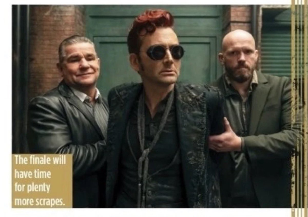 📸 New photos of David Tennant and Michael Sheen in the Good Omens finale from the new issue of SFX Magazine

Thank you <a href="/DavidT_updates/">David Tennant Updates</a> for sharing! 

#GoodOmens #GoodOmens3