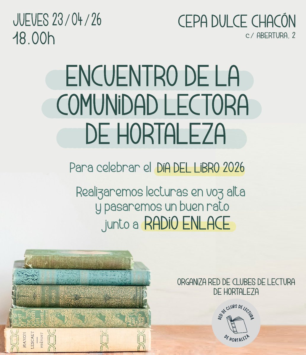 Club de Lectura "Las Hortalinas" tweet media