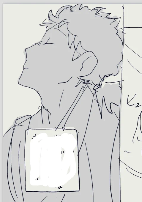 いい横顔が描けたので 